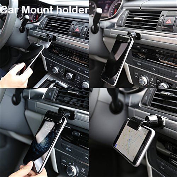 Car Mount holder For Smartphones with 360 Degree Rotation