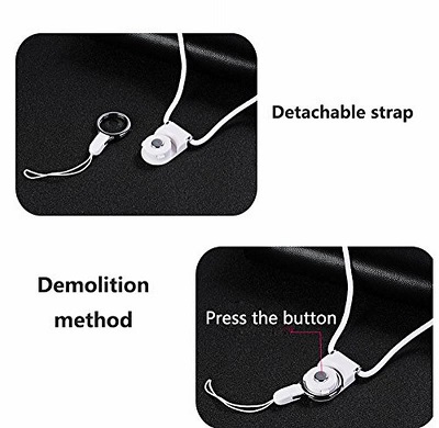 Rotatable and Detachable Universal Colorful Phone Lanyard