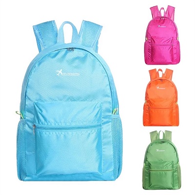 Folding Backpack with Custom Logo