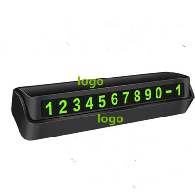 Phone Number Plate for Temporary Parking